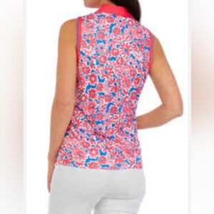 Pro Tour Coolplay Floral  Sleeveless Athletic Top
